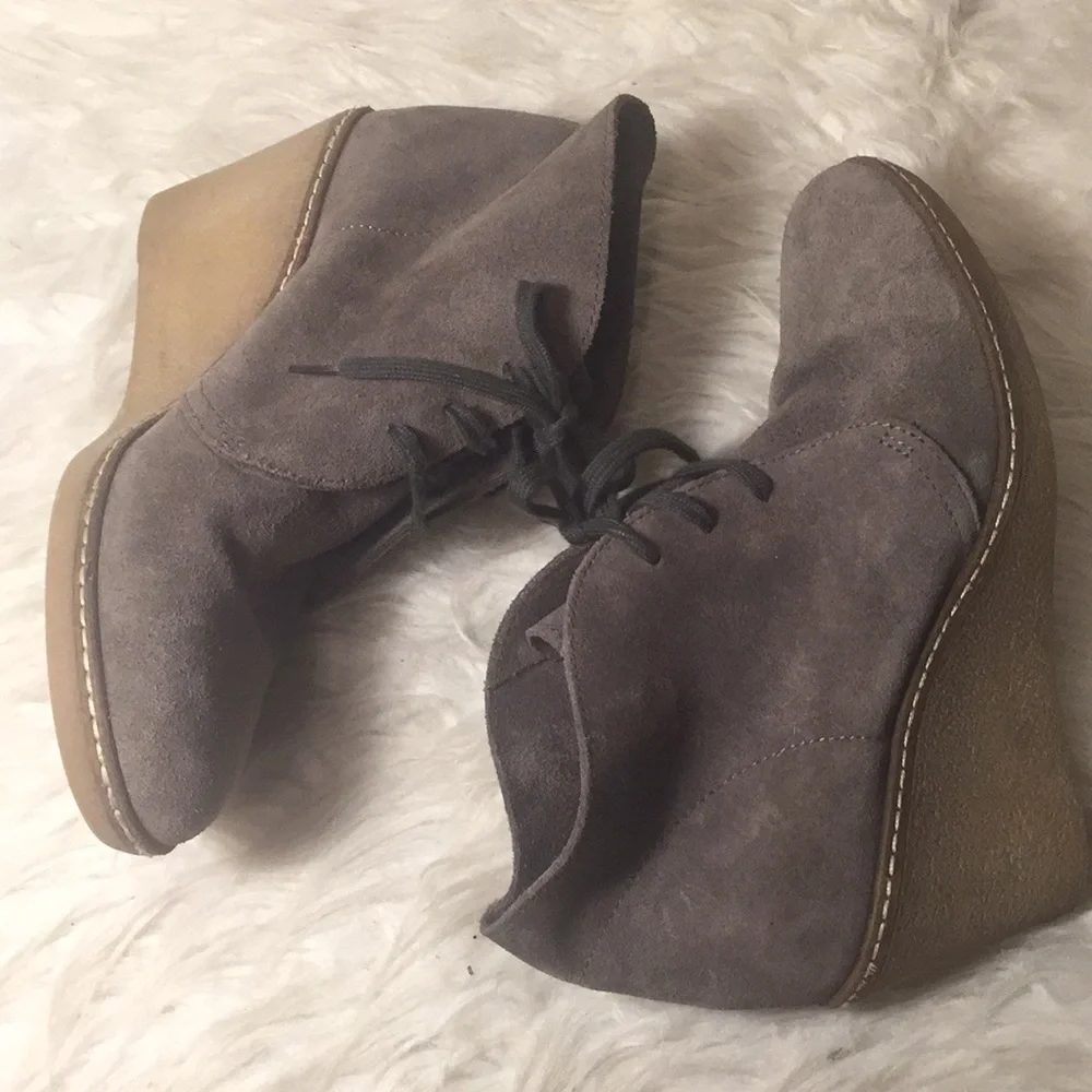 J crew macallister suede wedges